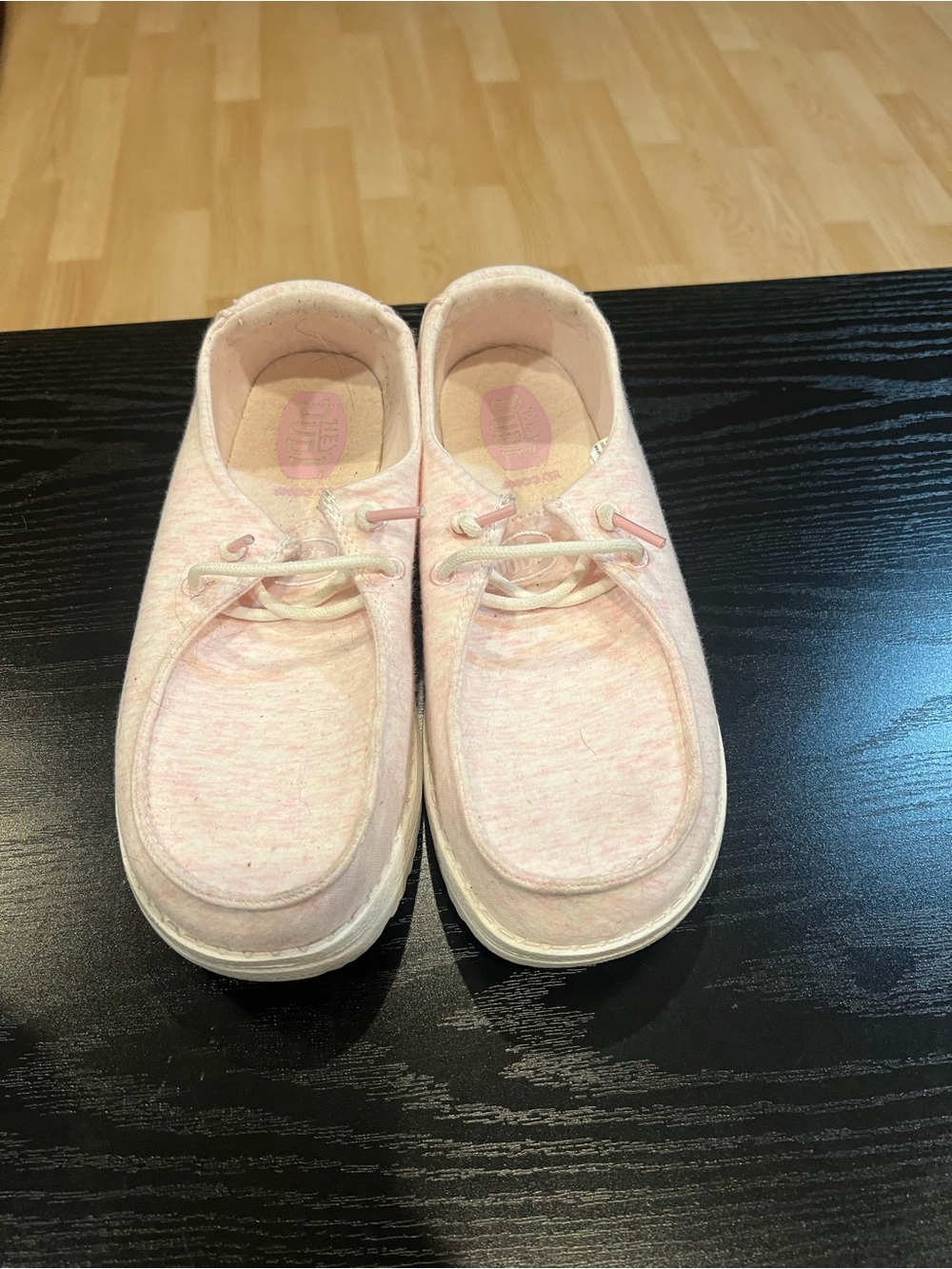 Pink Hey Dude Shoes